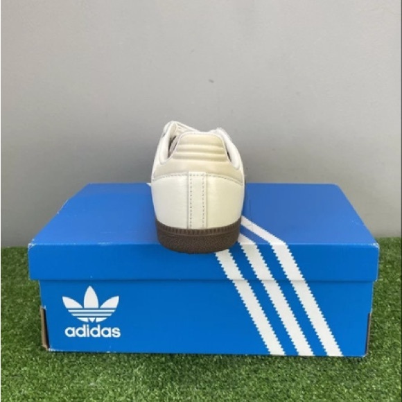 ADIDAS Women's Samba Lucid Pink and White Sneakers - Picture 4 of 5